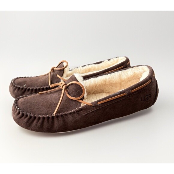 UGG Men\'s Olsen Slippers Brown House Shoe Size 13 Moccasins 1003390 main image 8